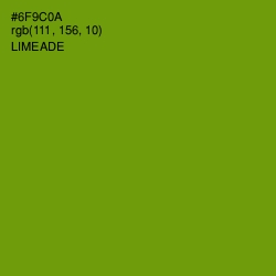 #6F9C0A - Limeade Color Image