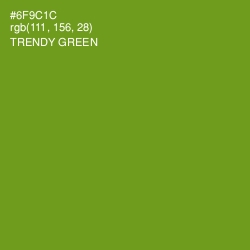 #6F9C1C - Trendy Green Color Image