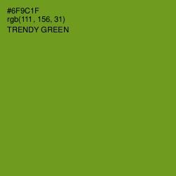 #6F9C1F - Trendy Green Color Image