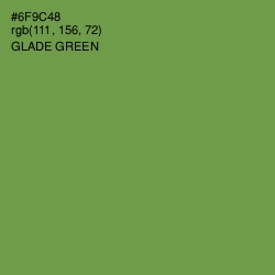 #6F9C48 - Glade Green Color Image
