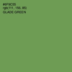 #6F9C55 - Glade Green Color Image