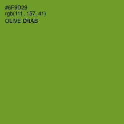 #6F9D29 - Olive Drab Color Image