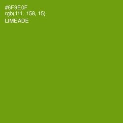 #6F9E0F - Limeade Color Image
