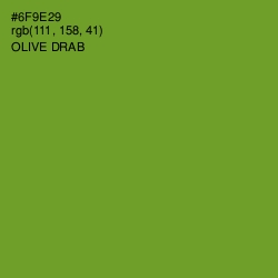 #6F9E29 - Olive Drab Color Image