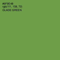 #6F9E48 - Glade Green Color Image