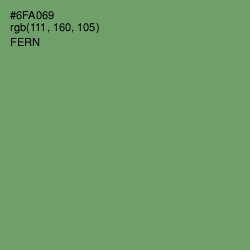 #6FA069 - Fern Color Image