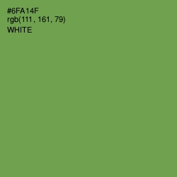 #6FA14F - Asparagus Color Image