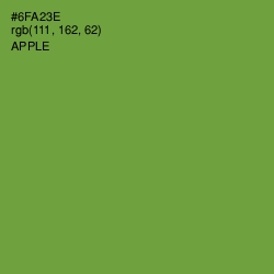 #6FA23E - Apple Color Image