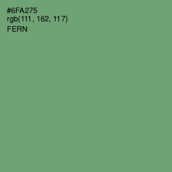 #6FA275 - Fern Color Image