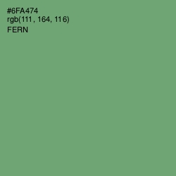 #6FA474 - Fern Color Image