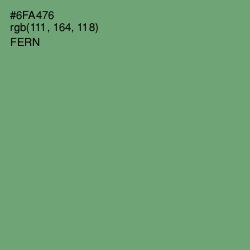#6FA476 - Fern Color Image