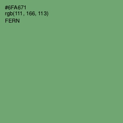 #6FA671 - Fern Color Image