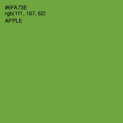 #6FA73E - Apple Color Image