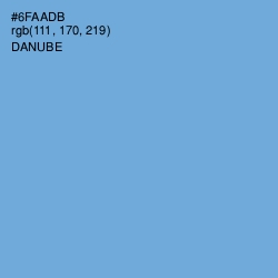 #6FAADB - Danube Color Image