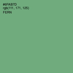 #6FAB7D - Fern Color Image
