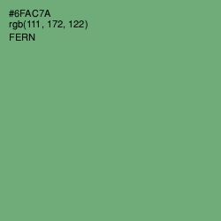 #6FAC7A - Fern Color Image