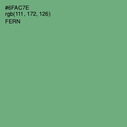 #6FAC7E - Fern Color Image