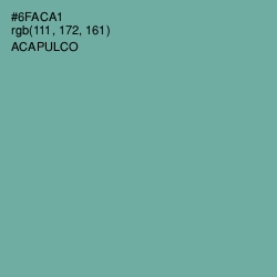 #6FACA1 - Acapulco Color Image