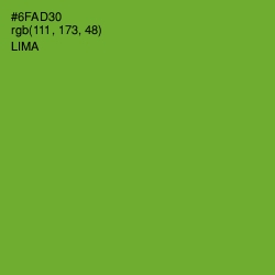 #6FAD30 - Lima Color Image