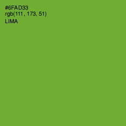 #6FAD33 - Lima Color Image