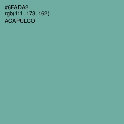 #6FADA2 - Acapulco Color Image