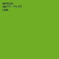 #6FAE25 - Lima Color Image