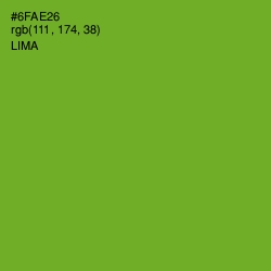 #6FAE26 - Lima Color Image