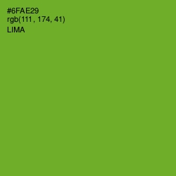 #6FAE29 - Lima Color Image