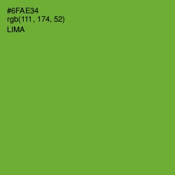 #6FAE34 - Lima Color Image