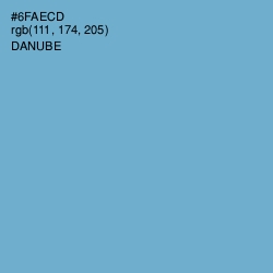 #6FAECD - Danube Color Image