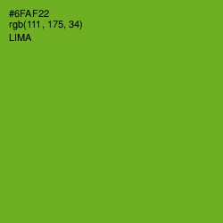 #6FAF22 - Lima Color Image