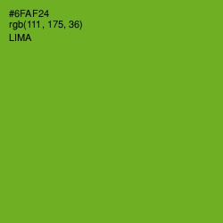 #6FAF24 - Lima Color Image