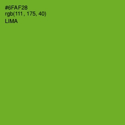 #6FAF28 - Lima Color Image