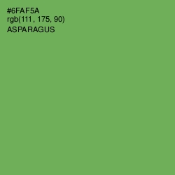 #6FAF5A - Asparagus Color Image