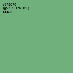 #6FB07C - Fern Color Image