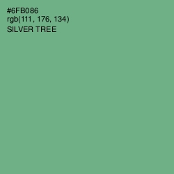 #6FB086 - Silver Tree Color Image