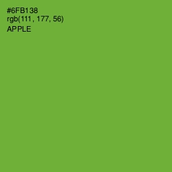 #6FB138 - Apple Color Image