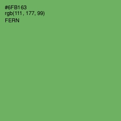 #6FB163 - Fern Color Image