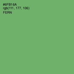 #6FB16A - Fern Color Image