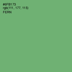 #6FB173 - Fern Color Image