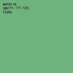 #6FB17A - Fern Color Image