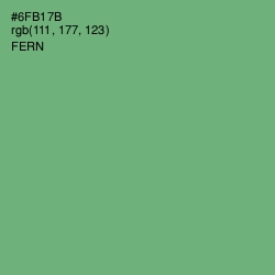 #6FB17B - Fern Color Image