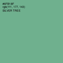 #6FB18F - Silver Tree Color Image