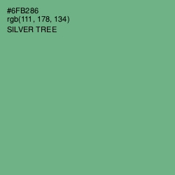 #6FB286 - Silver Tree Color Image