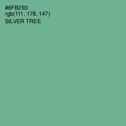 #6FB293 - Silver Tree Color Image