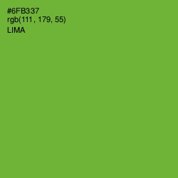 #6FB337 - Lima Color Image