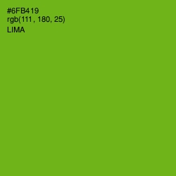 #6FB419 - Lima Color Image