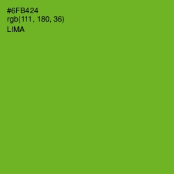 #6FB424 - Lima Color Image