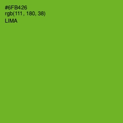#6FB426 - Lima Color Image