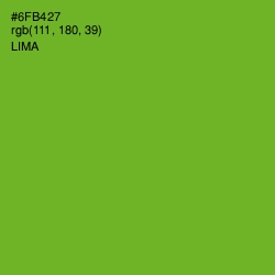 #6FB427 - Lima Color Image